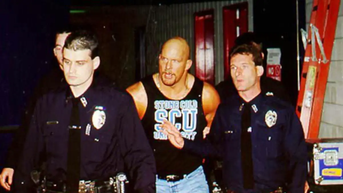 Steve austin arrested 1998